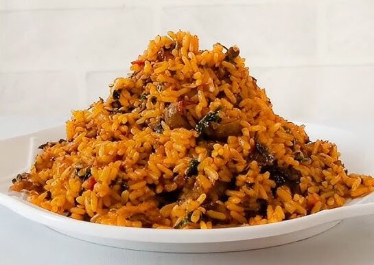 Palm Oil Rice and beans