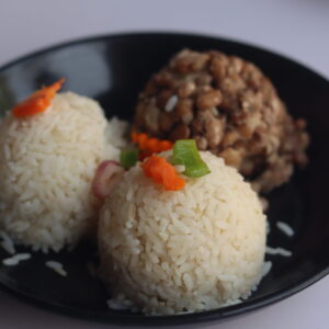 White Rice and Beans